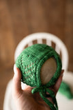 Bodhi NB knit bonnet + wrap set | RTS