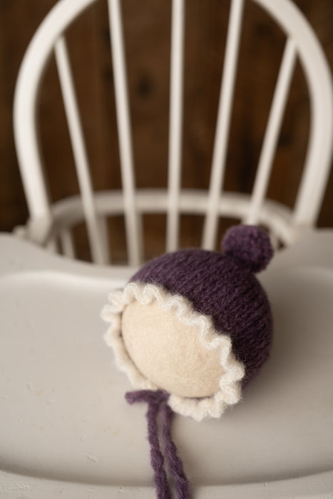 Whisper knit NB bonnet | RTS