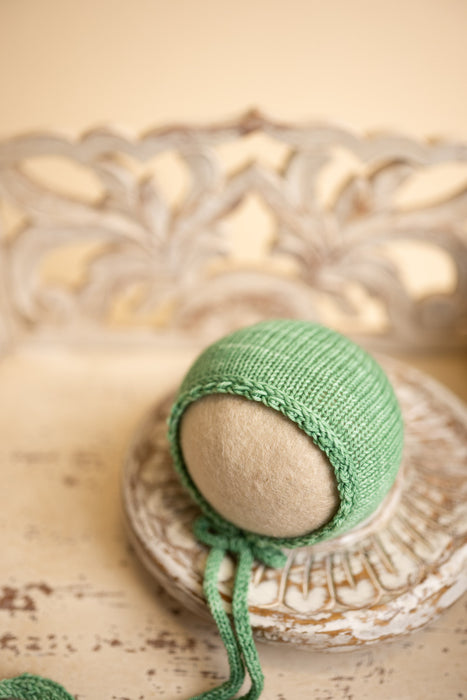 Erin NB knit bonnet | RTS